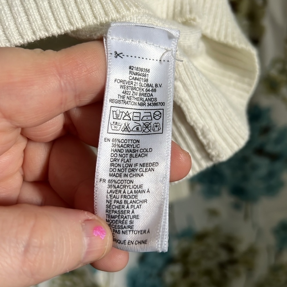 Forever 21 stripped white cardigan - Picture 11 of 11